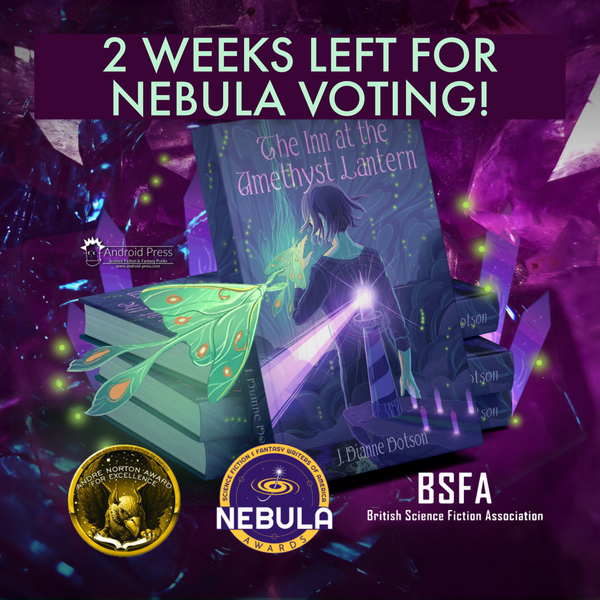 Two Weeks Left to Vote for My Nebula Award Finalist!